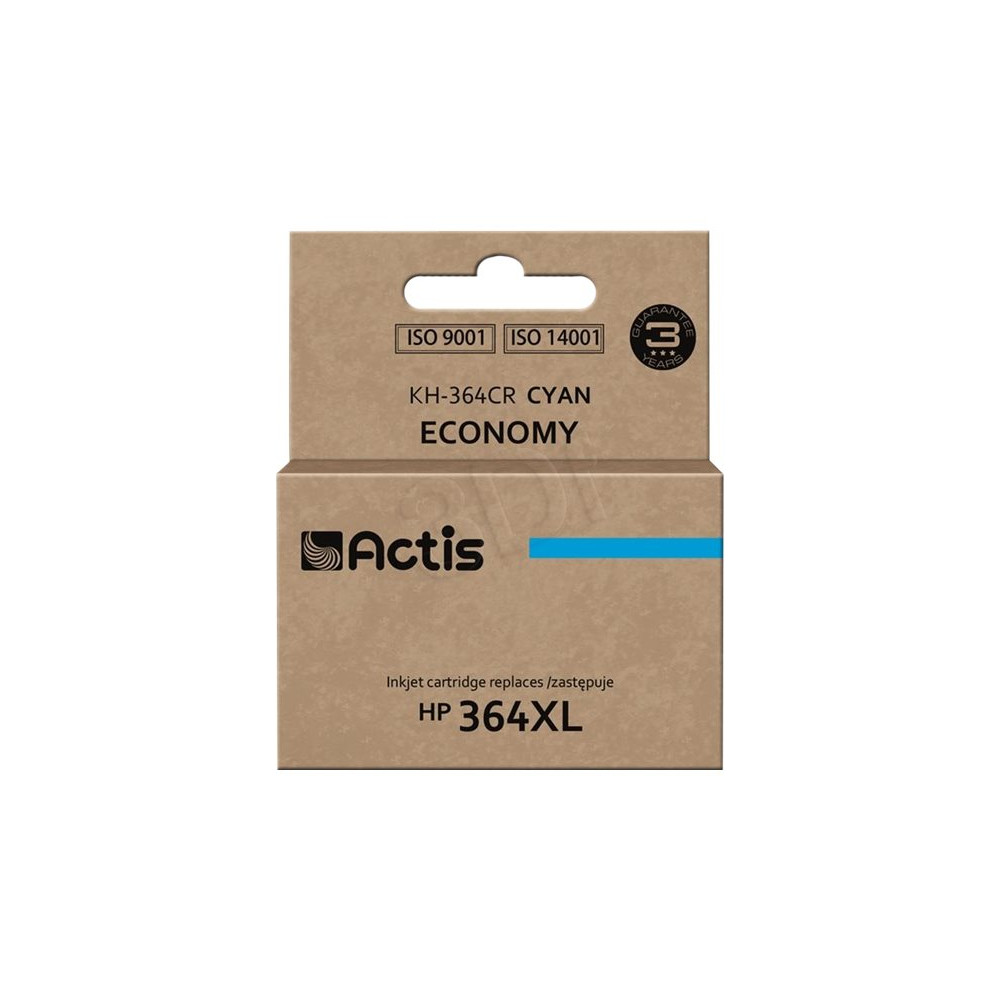 Produktbild för Actis standard KH-364CR - cyan - kompatibel - återanvänd - bläckpatron (alternativ för: HP 364XL, HP CB323EE)