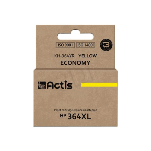 ACTIS Actis standard KH-364YR - gul - kompatibel - återanvänd - bläckpatron (alternativ för: HP 364XL, HP CB325EE)