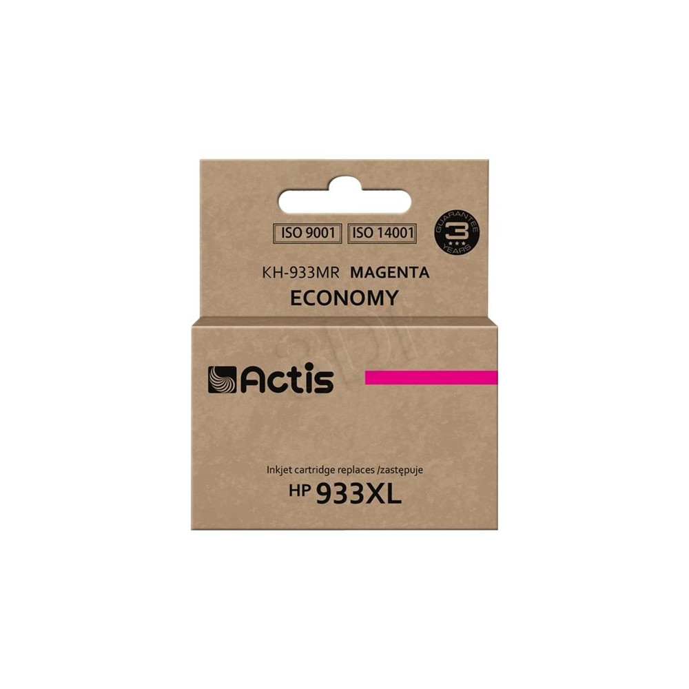 Produktbild för Actis KH-933MR - magenta - kompatibel - rekonditionerad - bläckpatron (alternativ för: HP 933XL, HP CN055AE)