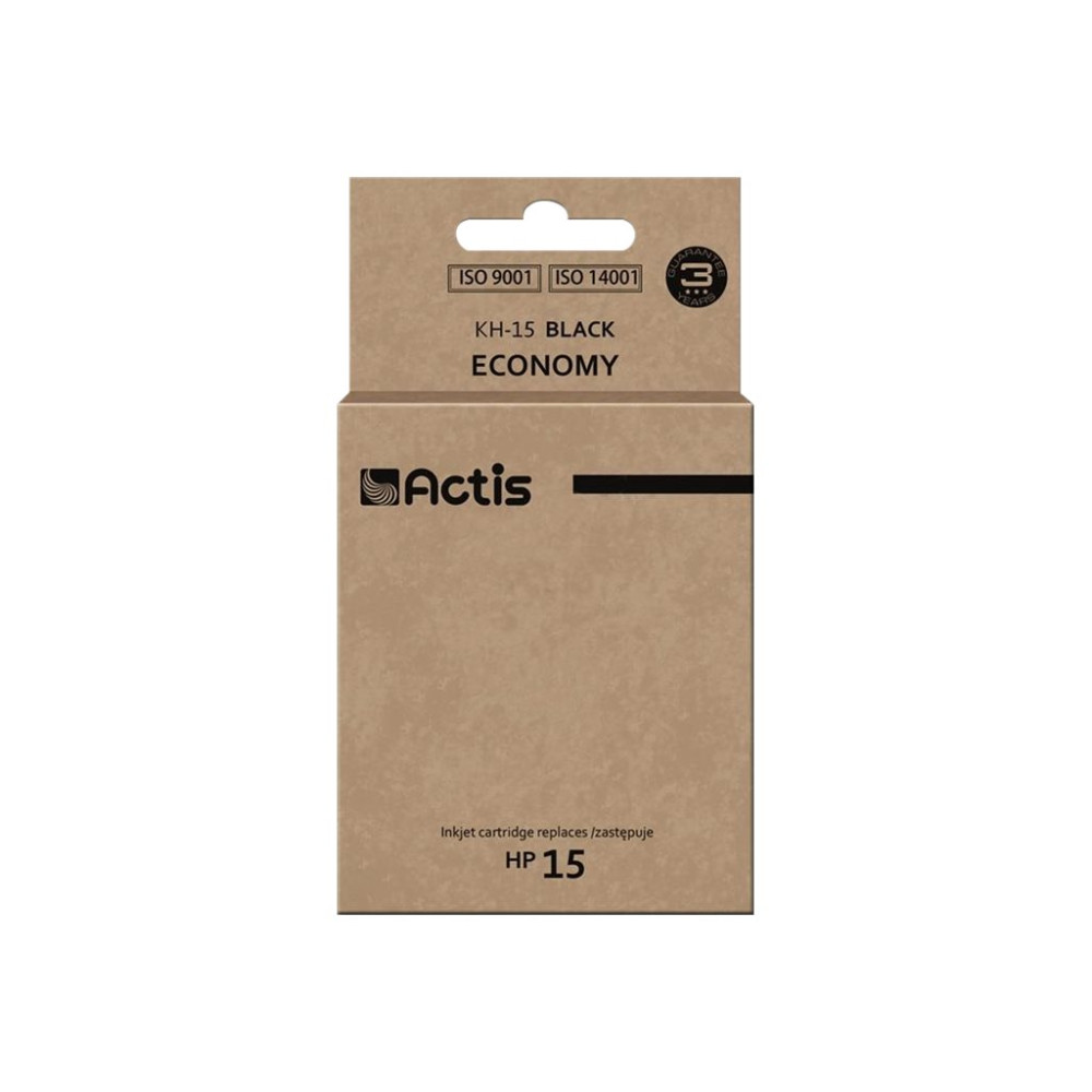 Produktbild för Actis standard KH-15 - svart - kompatibel - bläckpatron (alternativ för: HP 15, HP C6615N)