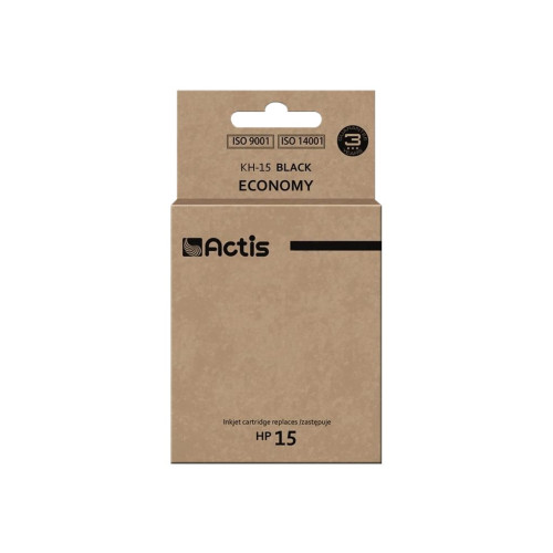 ACTIS Actis standard KH-15 - svart - kompatibel - bläckpatron (alternativ för: HP 15, HP C6615N)