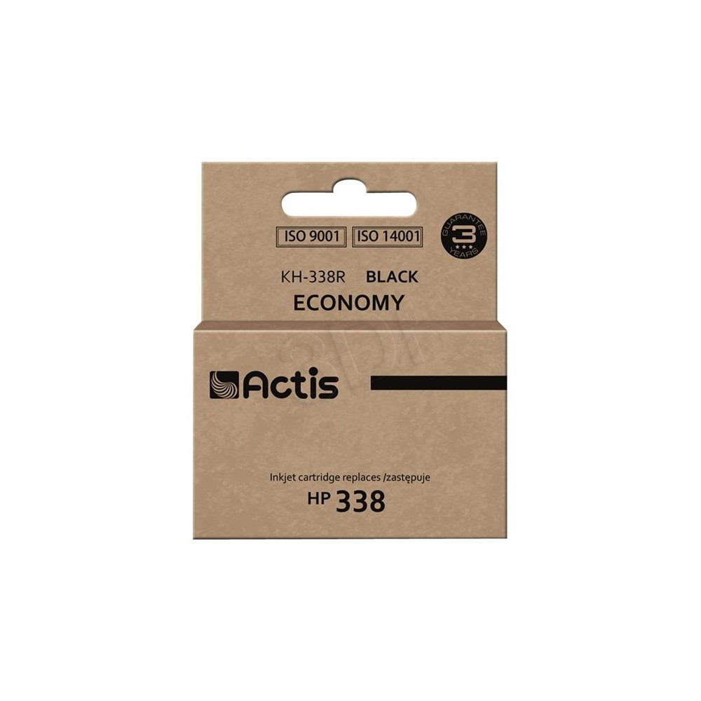 Produktbild för Actis standard KH-338R - svart - kompatibel - återanvänd - bläckpatron (alternativ för: HP 338, HP C8765EE)