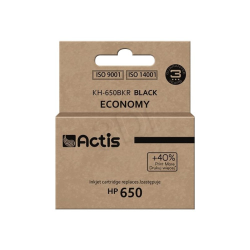 ACTIS Actis standard KH-650BKR - svart - kompatibel - återanvänd - bläckpatron (alternativ för: HP 650, HP CZ101AE)