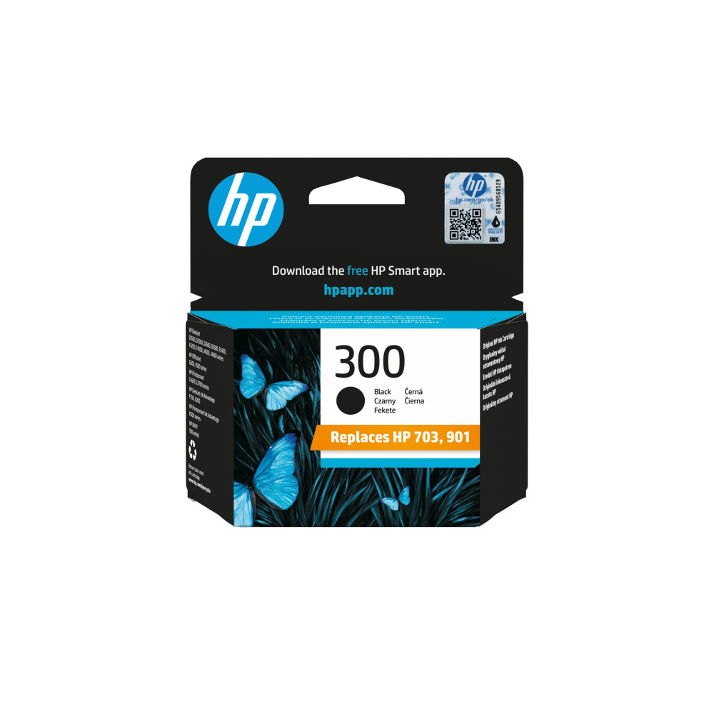 Produktbild för HP 300 - svart - original - bläckpatron