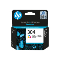 Produktbild för HP 304 - färg (cyan, magenta, gul) - original - bläckpatron