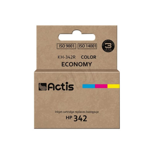 ACTIS Actis KH-342R - färg (cyan, magenta, gul) - kompatibel - återanvänd - bläckpatron (alternativ för: HP 342, HP C9361EE)