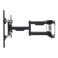 Produktbild för Manhattan TV & Monitor Mount, Wall, Full Motion, 1 screen, Screen Sizes: 37-75", Black, VESA 200x200 to 800x400mm, Max 75kg, LFD, Tilt & Swivel with 3 Pivots, Lifetime Warranty konsol - för böjd LCD TV - svart