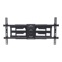Produktbild för Manhattan TV & Monitor Mount, Wall, Full Motion, 1 screen, Screen Sizes: 37-75", Black, VESA 200x200 to 800x400mm, Max 75kg, LFD, Tilt & Swivel with 3 Pivots, Lifetime Warranty konsol - för böjd LCD TV - svart