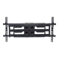 Produktbild för Manhattan TV & Monitor Mount, Wall, Full Motion, 1 screen, Screen Sizes: 37-75", Black, VESA 200x200 to 800x400mm, Max 75kg, LFD, Tilt & Swivel with 3 Pivots, Lifetime Warranty konsol - för böjd LCD TV - svart