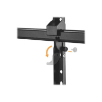 Produktbild för TECHly LED 300 monteringssats - justerbar arm med full rörlighet - för LCD-TV/välvd LCD-TV - svart