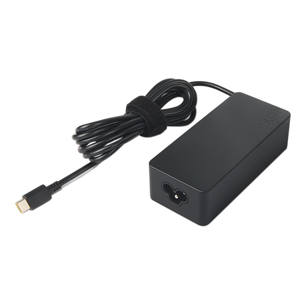 Produktbild för Lenovo 65W Standard AC Adapter (USB Type-C) - strömadapter - 65 watt - Lenovo Campus - EU