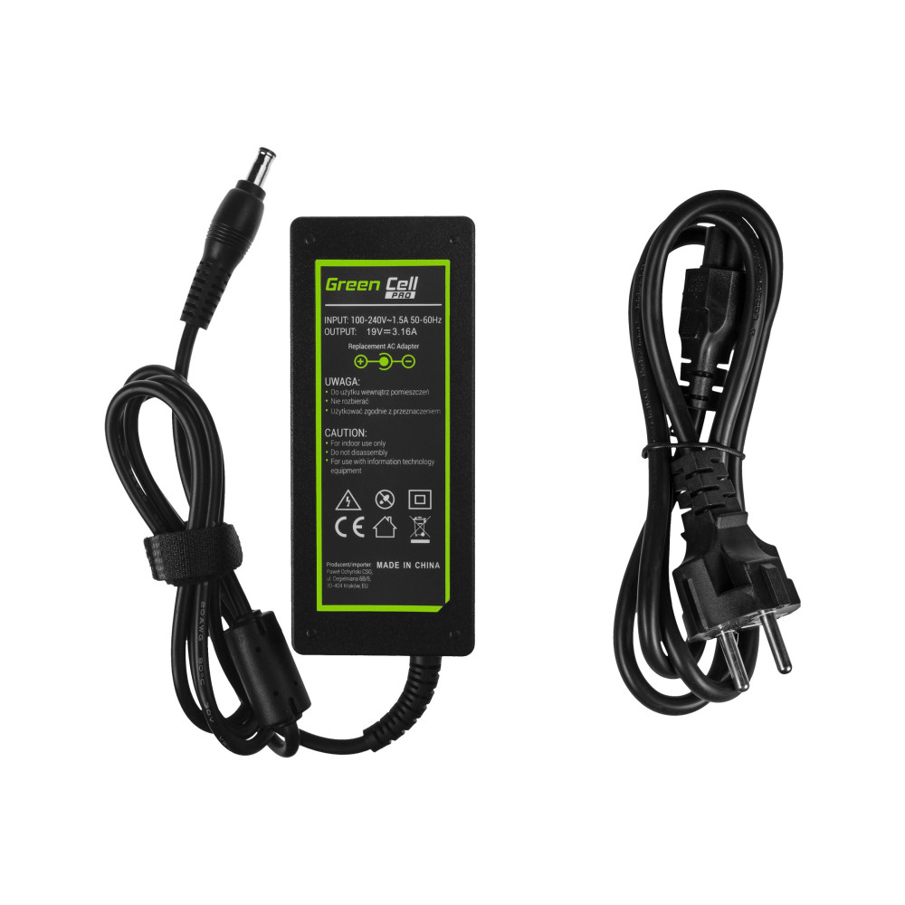 Produktbild för Green Cell PRO - strömadapter - 60 watt