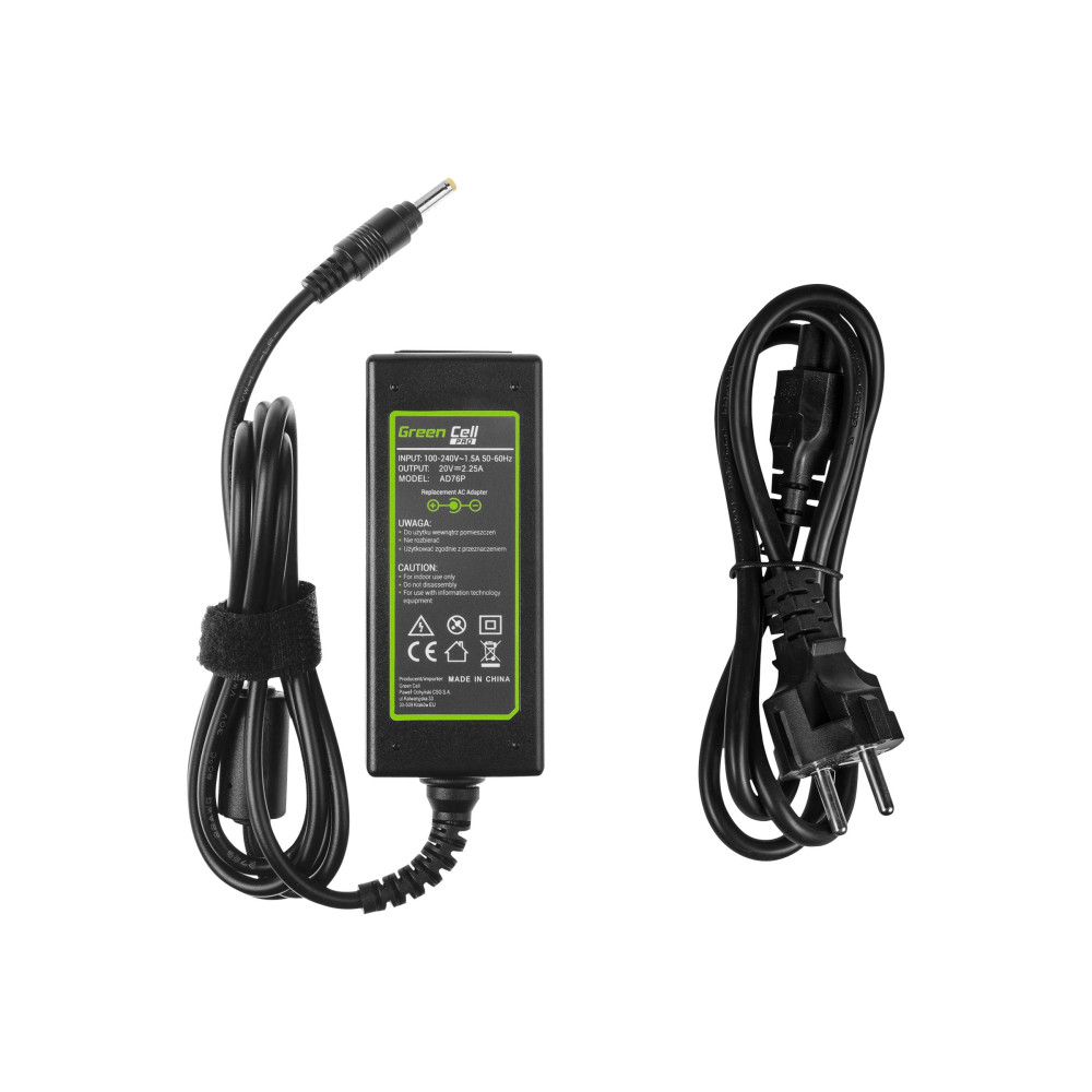 Produktbild för Green Cell PRO - strömadapter - 45 watt