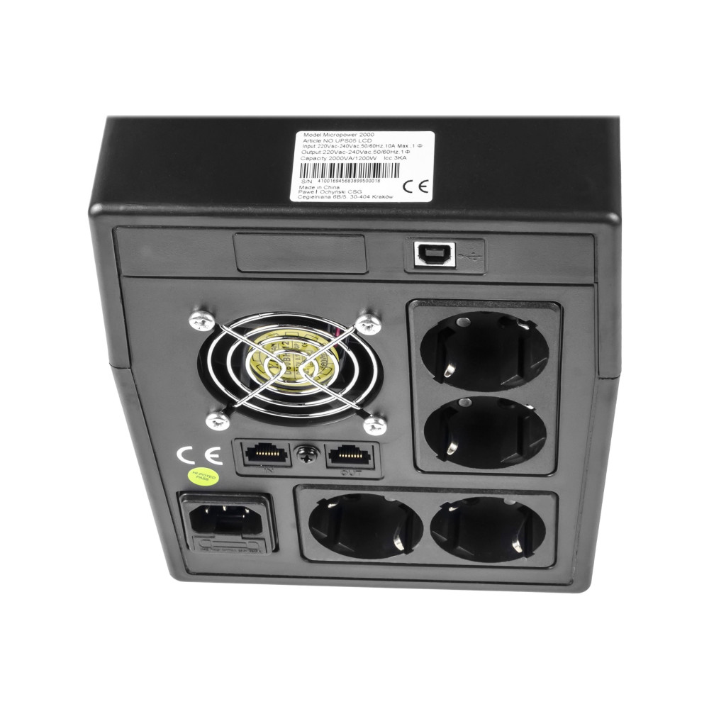 Produktbild för Green Cell Micropower - UPS - 1200 watt - 2000 VA