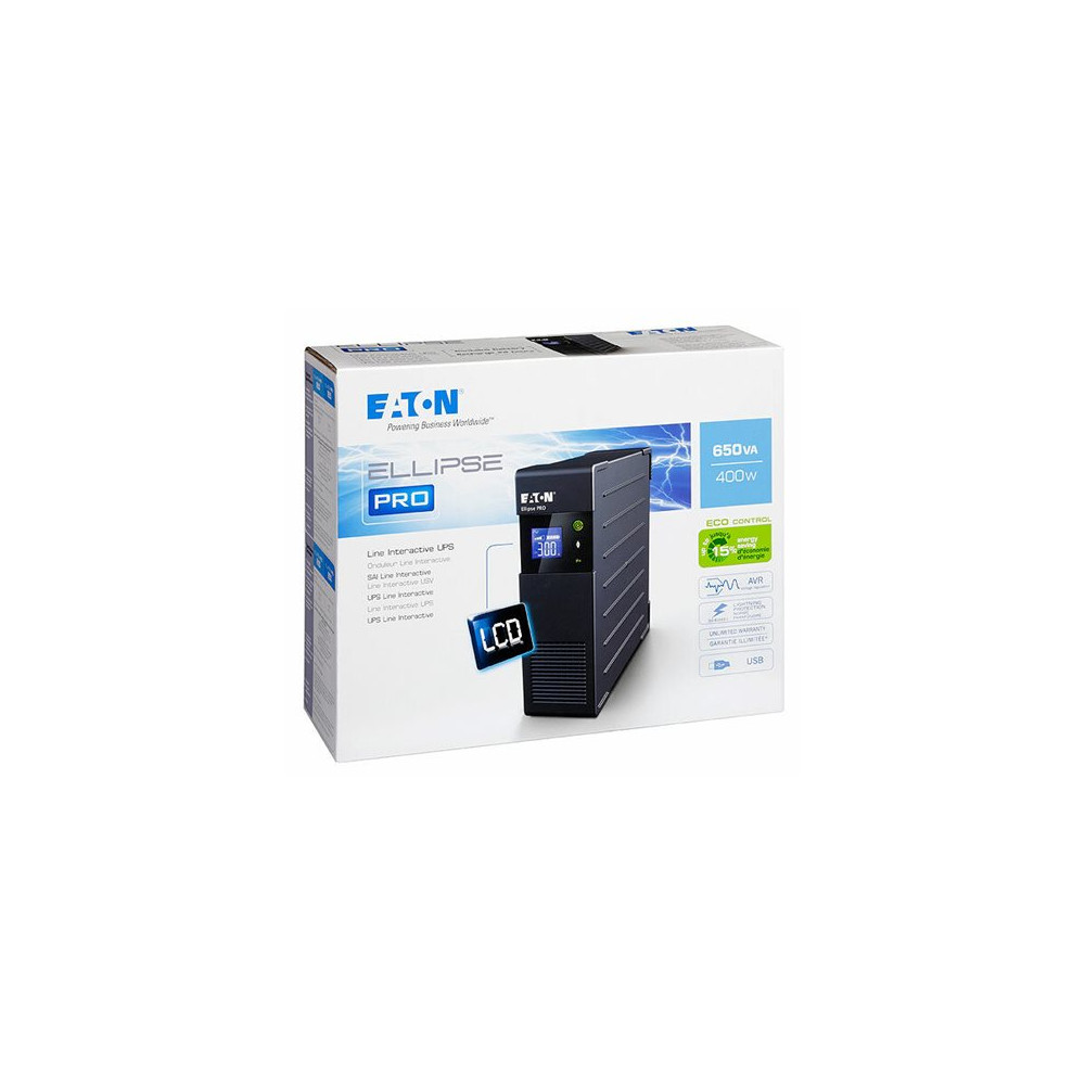 Produktbild för Eaton Ellipse PRO 650 - UPS - 400 watt - 650 VA