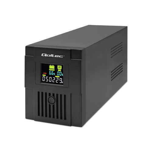 Qoltec Monolith - UPS - 900 Watt - 1500 VA - Nätaggregat / PSU