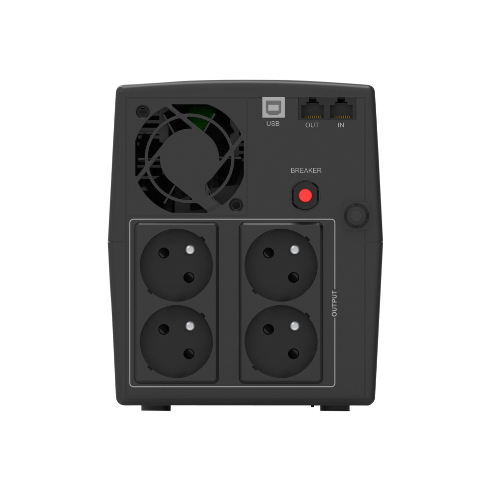 Produktbild för PowerWalker Basic VI 1500 STL FR - UPS - 900 watt - 1500 VA