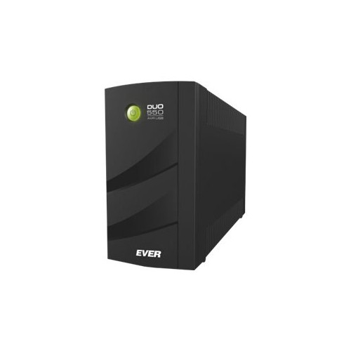 EVER EVER DUO 850 AVR USB - UPS - 550 watt - 850 VA - Bly-syra - 5 Ah