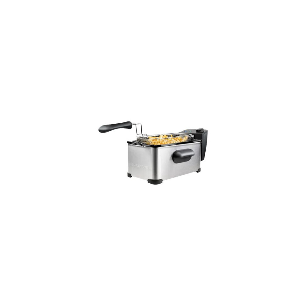Produktbild för Taurus Fry 3 - fritös - svart / rostfritt stål