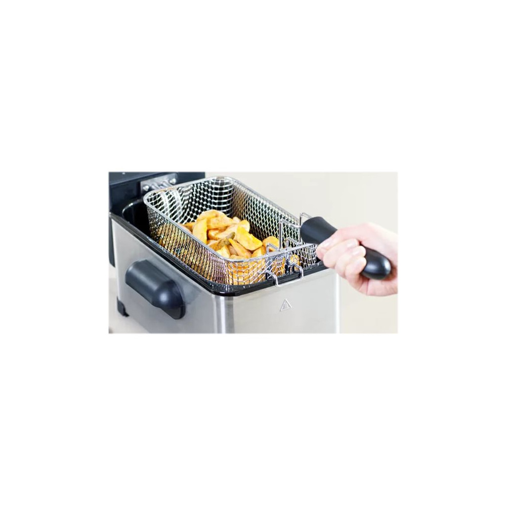 Produktbild för Taurus Fry 3 - fritös - svart / rostfritt stål