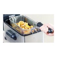 Produktbild för Taurus Fry 3 - fritös - svart / rostfritt stål