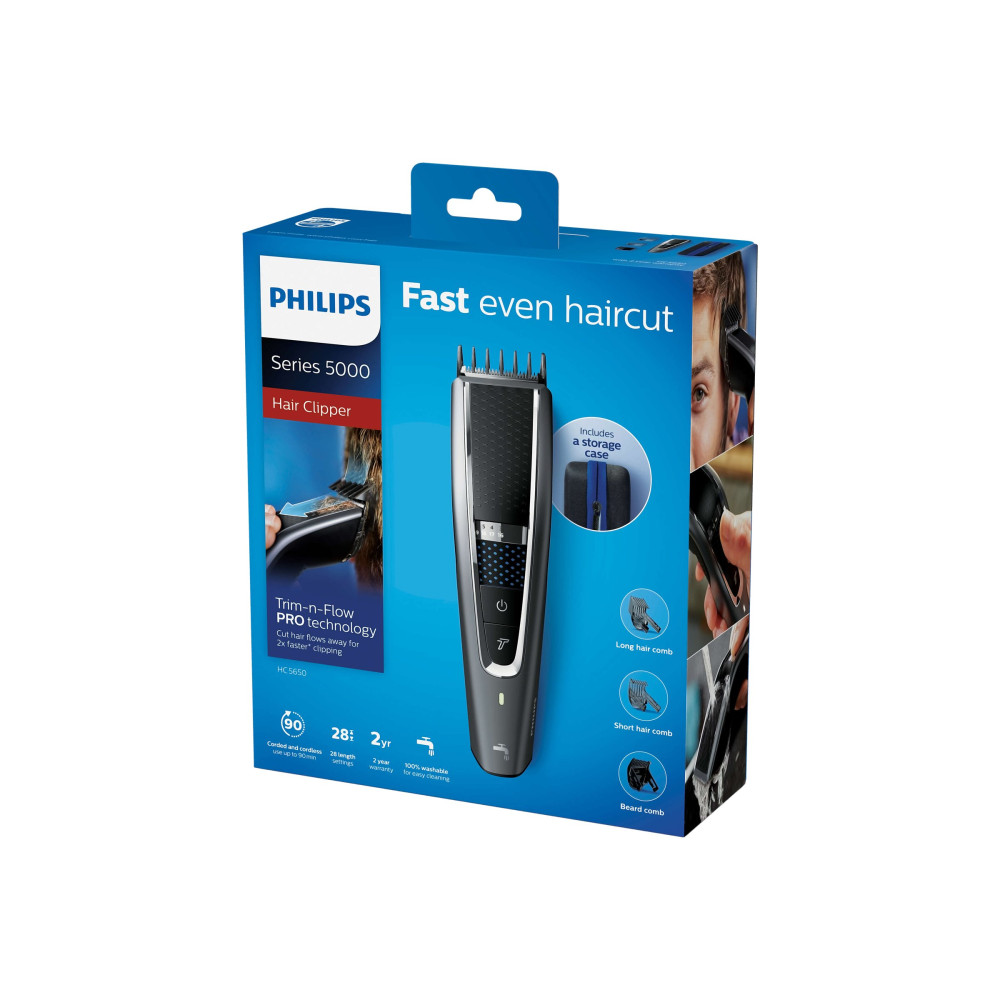 Produktbild för Philips HAIRCLIPPER Series 5000 HC5650 - hårtrimmare