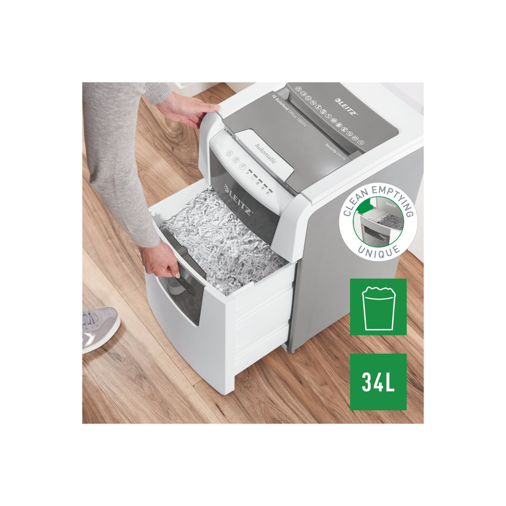 Produktbild för Leitz IQ AutoFeed Small Office 100 P4 - dokumentförstörare