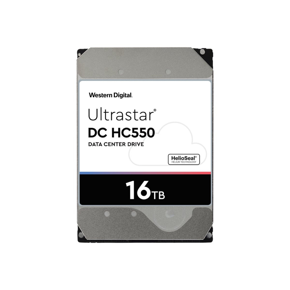 Produktbild för WD Ultrastar DC HC550 WUH721816AL5204 - hårddisk - 16 TB - SAS 12Gb/s
