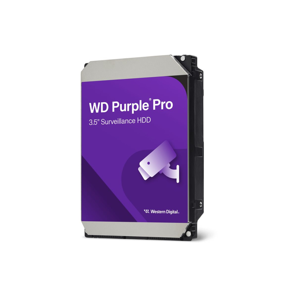Produktbild för WD Purple Pro WD8002PURP - hårddisk - 8 TB - övervakning, smart video - SATA 6Gb/s