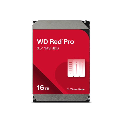 WD WD Red Pro WD161KFGX - hårddisk - 16 TB - SATA 6Gb/s