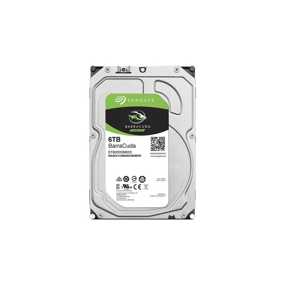 Produktbild för Seagate Barracuda ST6000DM003 - hårddisk - 6 TB - SATA 6Gb/s