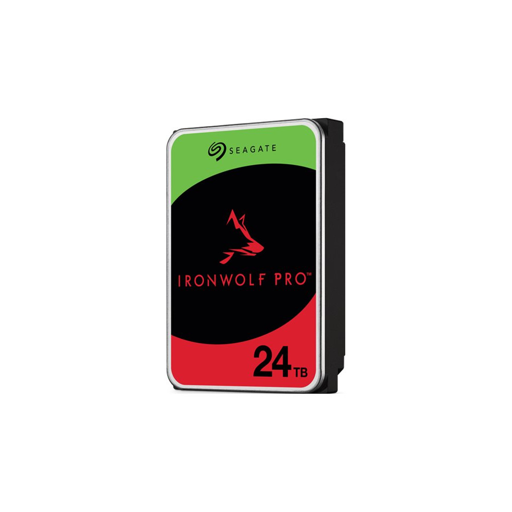 Produktbild för Seagate IronWolf Pro ST24000NT002 - hårddisk - 24 TB - SATA 6Gb/s