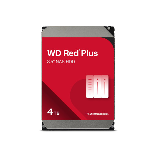 WD WD Red Plus WD40EFPX - hårddisk - 4 TB - SATA 6Gb/s
