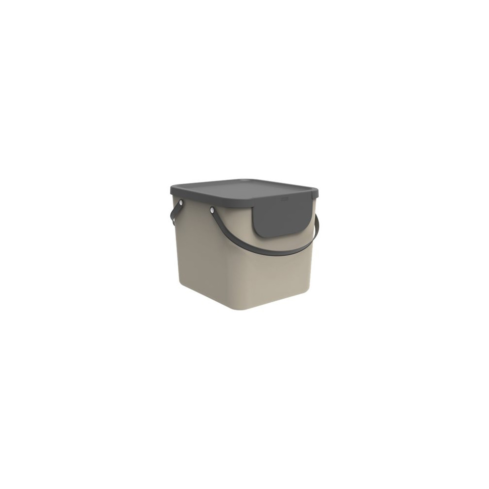 Produktbild för Rotho Albula - återvinningskorg - 40 L - plast - cappuccino