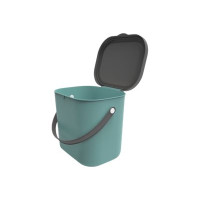 Produktbild för Rotho Albula - återvinningskorg - 6 L - plast - mistletoe green