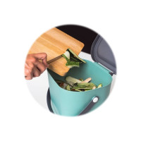 Produktbild för Rotho Albula - återvinningskorg - 6 L - plast - mistletoe green