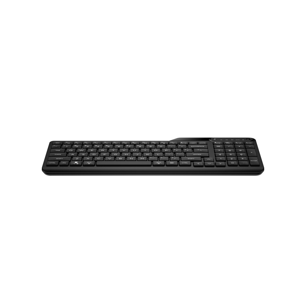 Produktbild för HP 460 - tangentbord - 2-zonslayout, lågprofilstangentresor, multi-enhet, programmerbara tangenter compact - jacksvart Inmatningsenhet