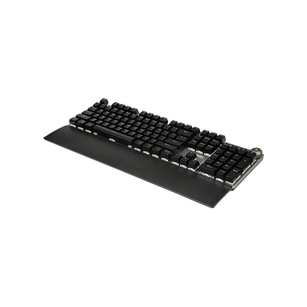 Produktbild för iBOX AURORA K-4 - tangentbord - QWERTY - svart, silver Inmatningsenhet