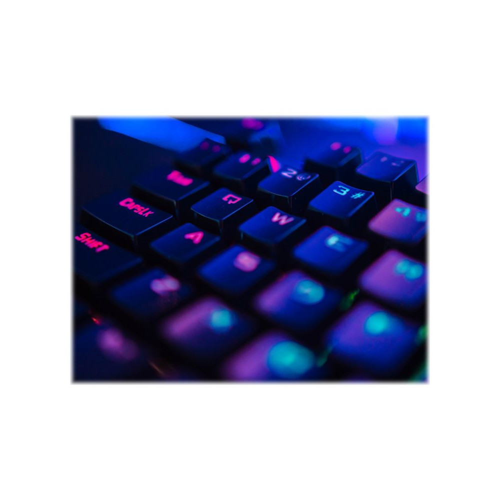 Produktbild för iBOX AURORA K-4 - tangentbord - QWERTY - svart, silver Inmatningsenhet