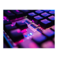 Produktbild för iBOX AURORA K-4 - tangentbord - QWERTY - svart, silver Inmatningsenhet