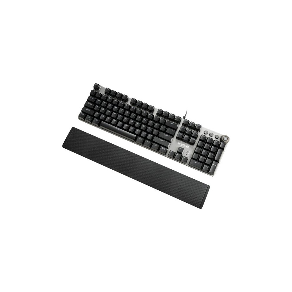 Produktbild för iBOX AURORA K-4 - tangentbord - QWERTY - svart, silver Inmatningsenhet