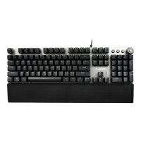 Produktbild för iBOX AURORA K-4 - tangentbord - QWERTY - svart, silver Inmatningsenhet