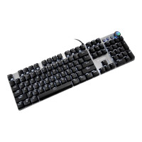 Produktbild för iBOX AURORA K-4 - tangentbord - QWERTY - svart, silver Inmatningsenhet