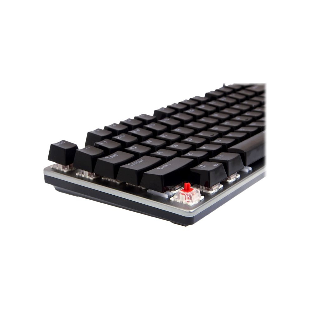 Produktbild för iBOX AURORA K-4 - tangentbord - QWERTY - svart, silver Inmatningsenhet