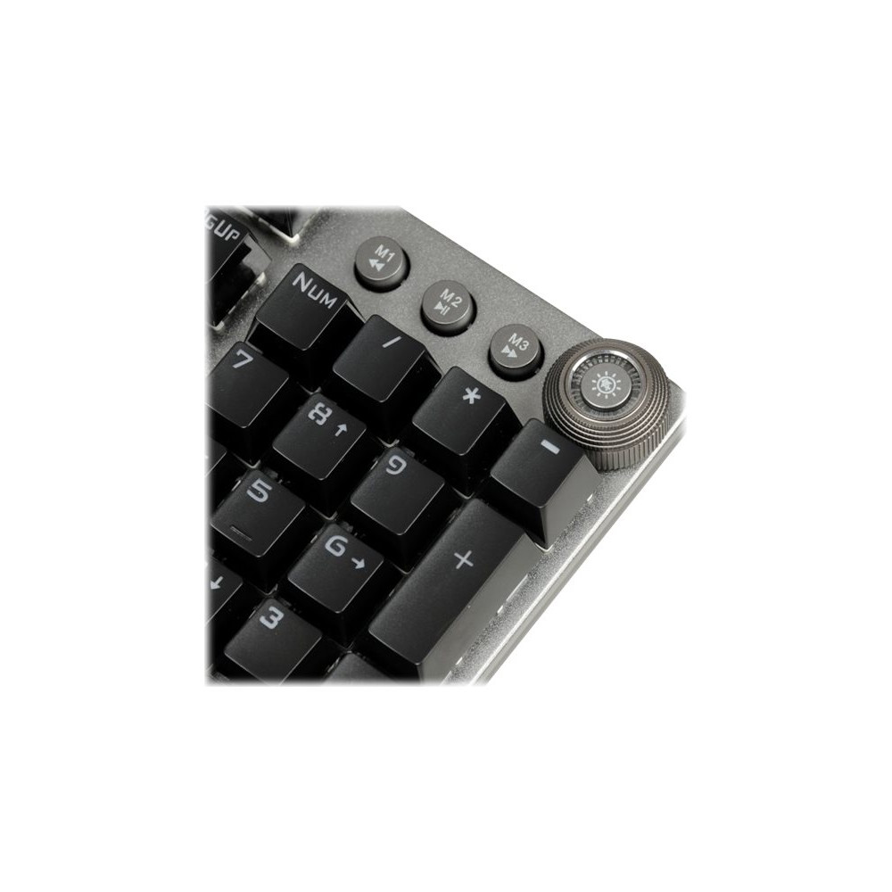 Produktbild för iBOX AURORA K-4 - tangentbord - QWERTY - svart, silver Inmatningsenhet