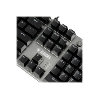Produktbild för iBOX AURORA K-4 - tangentbord - QWERTY - svart, silver Inmatningsenhet