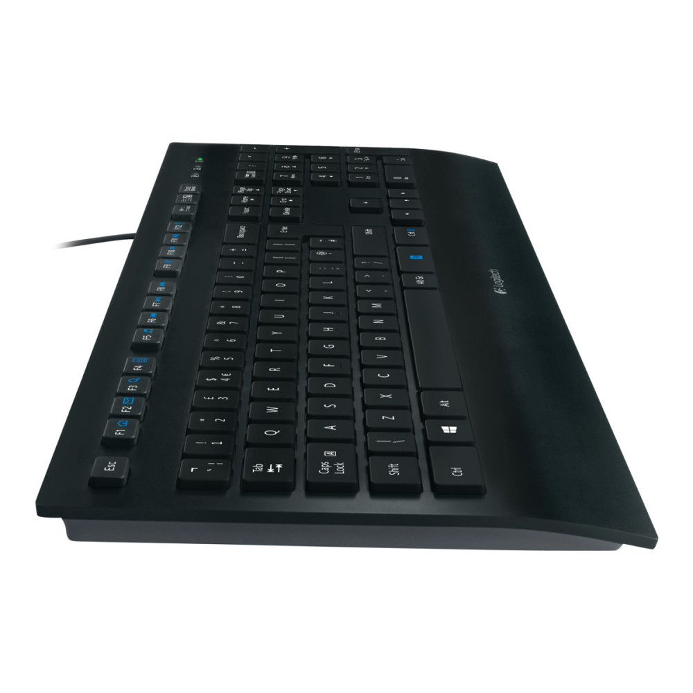 Produktbild för Logitech Corded K280e - tangentbord - USA, internationellt Inmatningsenhet