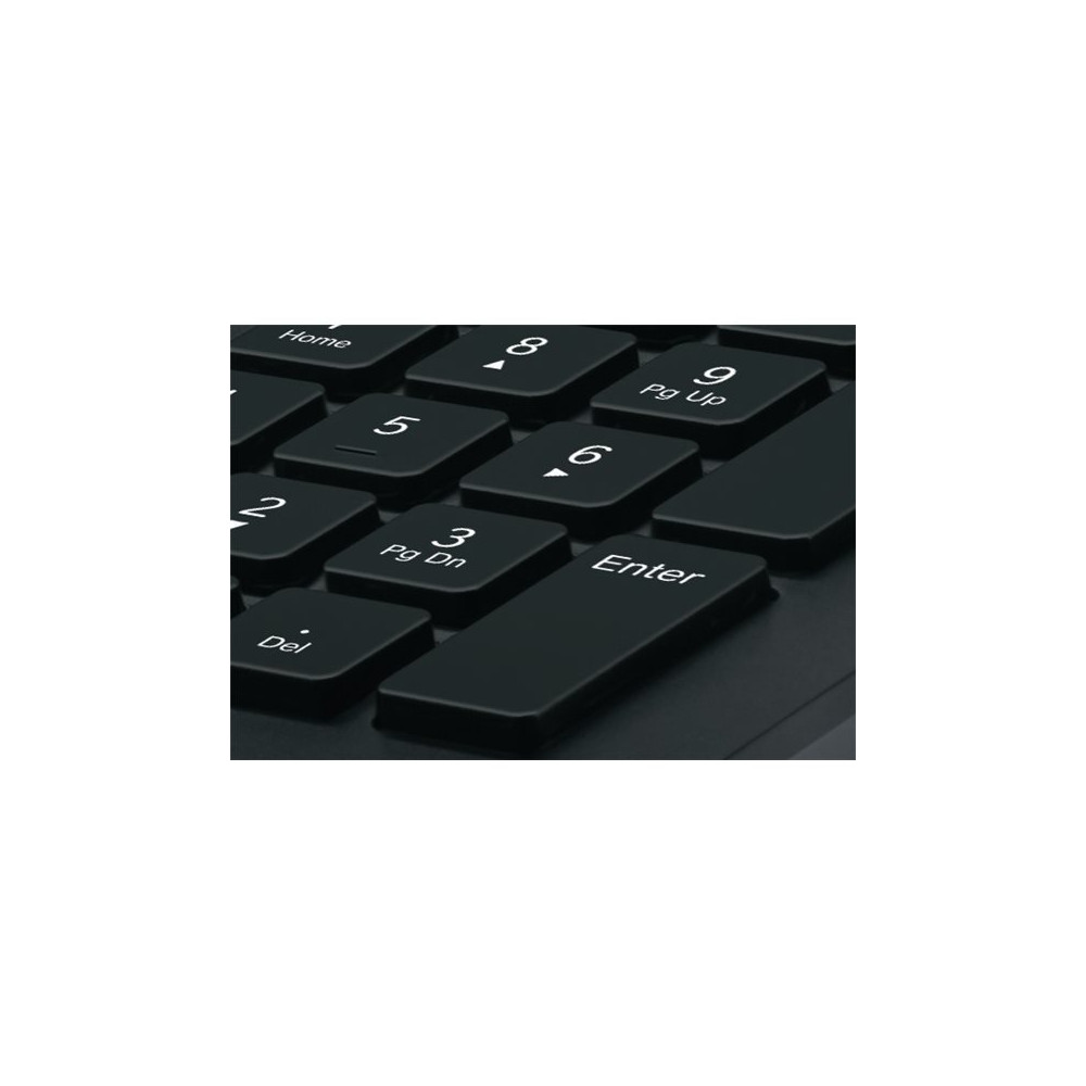 Produktbild för Logitech Corded K280e - tangentbord - USA, internationellt Inmatningsenhet