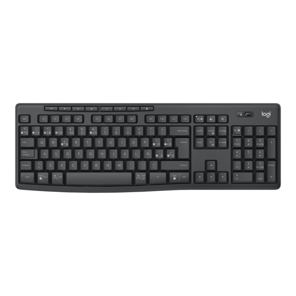Produktbild för Logitech MK370 Combo for Business - sats med tangentbord och mus - QWERTY - USA, internationellt - grafit Inmatningsenhet