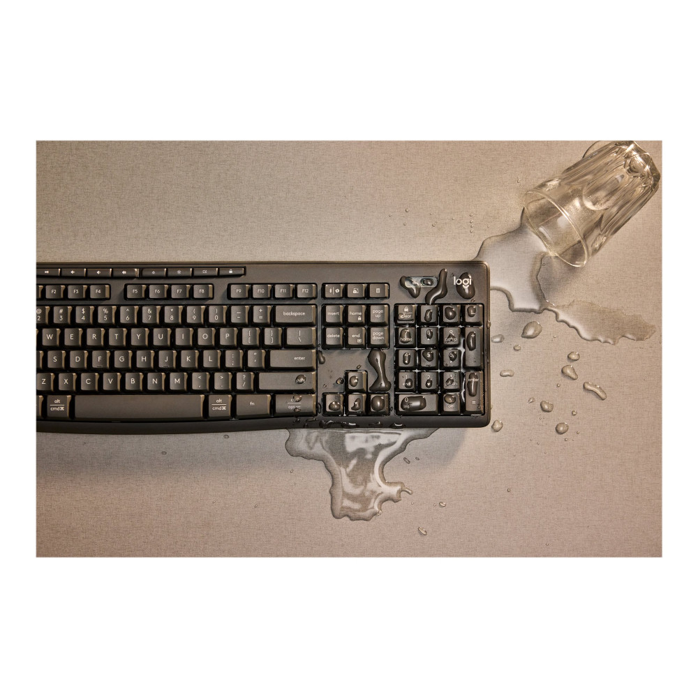 Produktbild för Logitech MK370 Combo for Business - sats med tangentbord och mus - QWERTY - USA, internationellt - grafit Inmatningsenhet